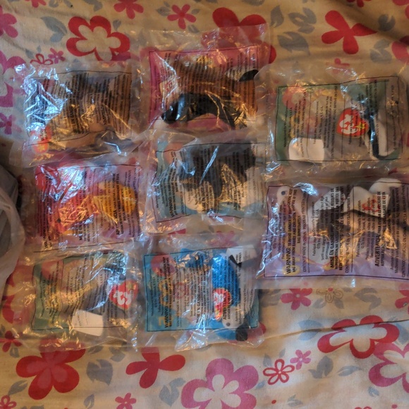 Sealed Mc Donalds Vintage Ty 1999 Stuffed Toy Animals Bundle 8 piece bundle lot - Picture 14 of 14